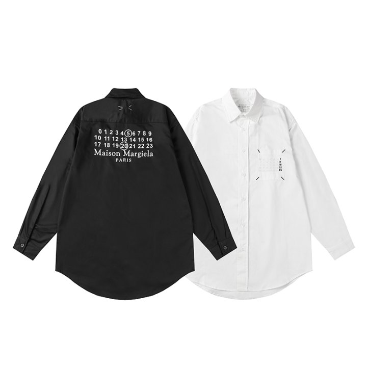 Maison Margiela 메종마르지엘라 넘버 스티치 포켓 셔츠