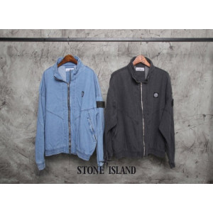 Stone Island 스톤아일랜드 오버핏 블랙패치 청자켓