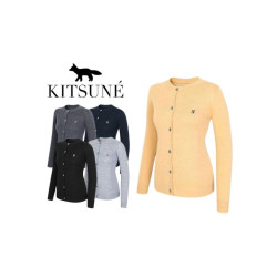 Maison Kitsune   메종키츠네 폭스 라운드 가디건