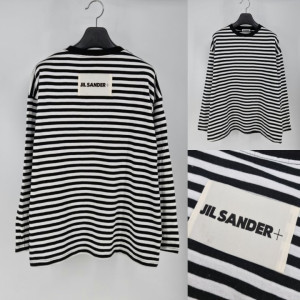 Jil sander 질샌더 백패치 스트라이프 긴팔(오버핏)