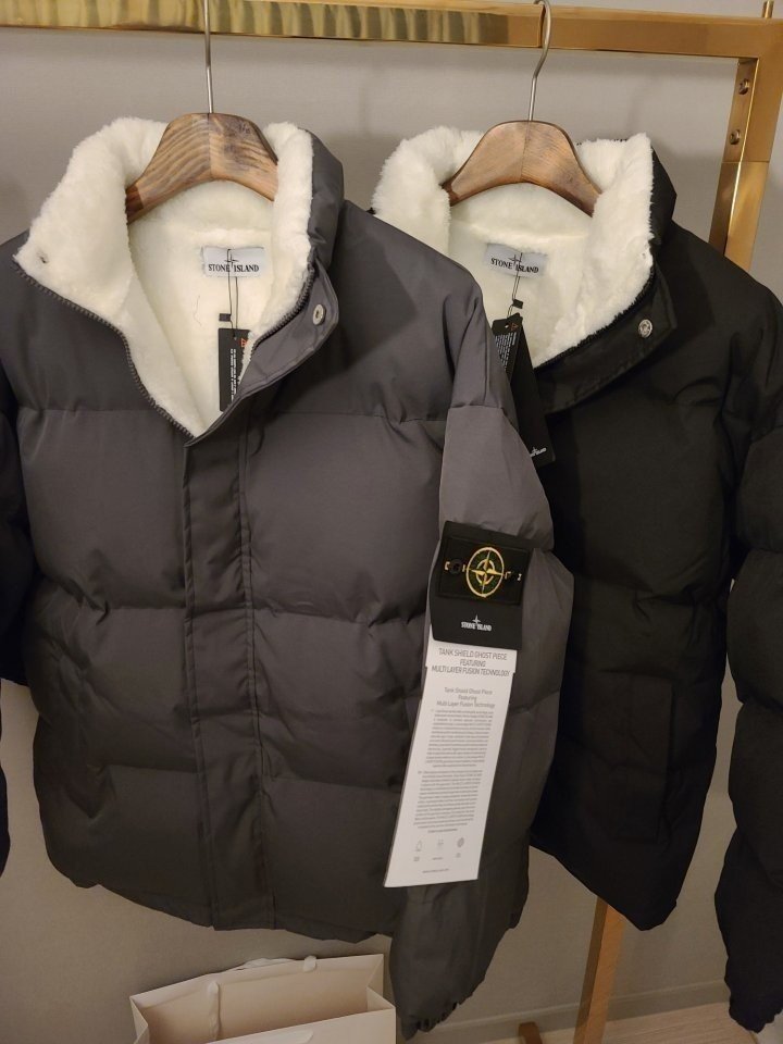 Stone Island 스톤아일랜드 수입 와펜 양털패딩