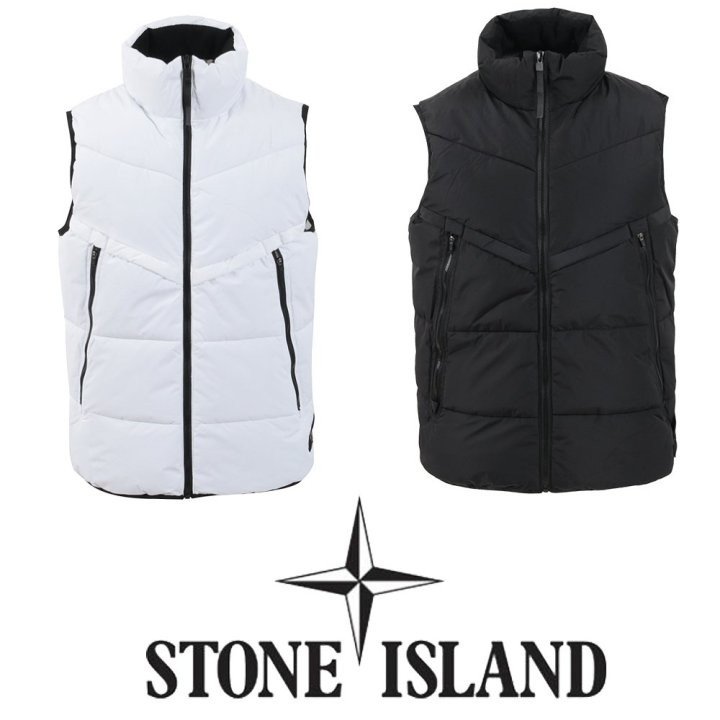 Stone Island 스톤아일랜드 빅지퍼 패딩 조끼