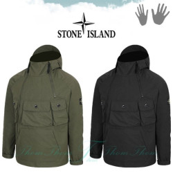 Stone Island 스톤아일랜드 코튼 탄창 후드 야상