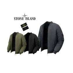 STONE ISLAND 스톤아일랜드 MA-1 항공 블루종 패딩