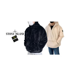 STONE ISLAND 스톤아일랜드 헤비 밍크 후드 아노락