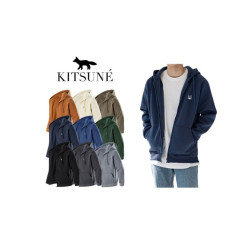 Maison Kitsune 메종키츠네 그레이폭스 기모 후드집업 남녀공용