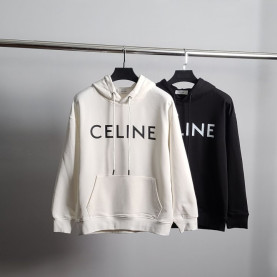  CELINE 셀린느 베이직로고 코튼 후드티