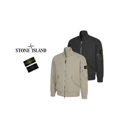 STONE ISLAND 스톤아일랜드 블루종 퀄팅 패딩