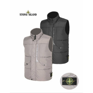 STONE ISLAND 스톤아일랜드 크링클랩스 다운 베스트