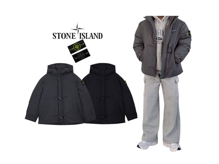 STONE ISLAND 스톤아일랜드 랩스 후드 패딩