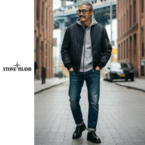 STONE ISLAND 스톤아일랜드 이중후드 항공점퍼 (2컬러)