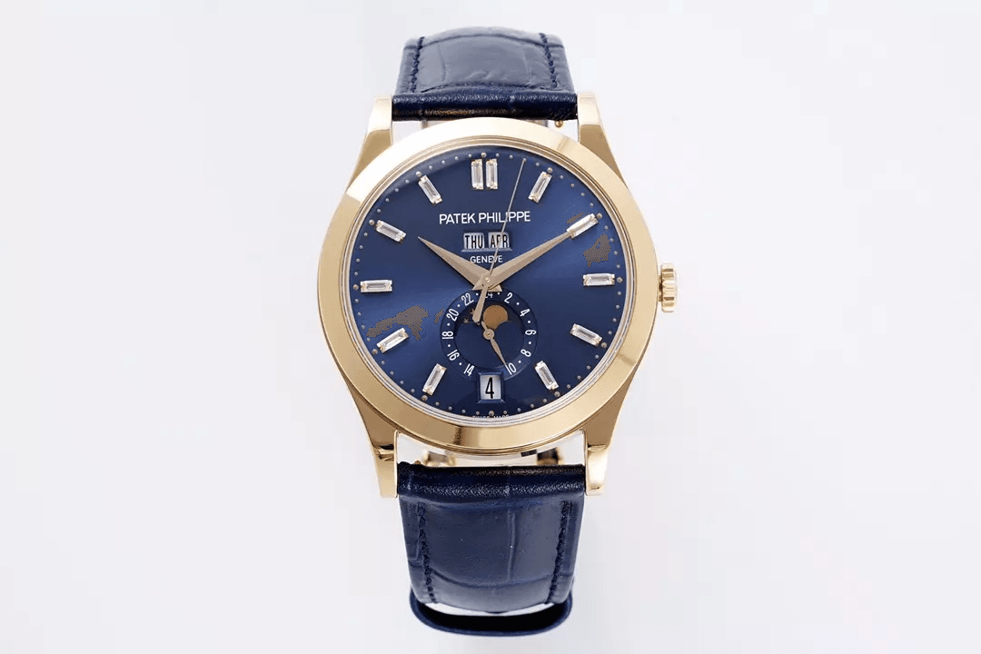 PATEK PHILIPPE 파텍필립 컴플리케이션 애뉴얼 캘린더 청판 5396R 로즈골드 문페이즈 38mm