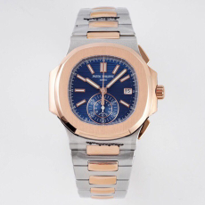 PATEK PHILIPPE 파텍필립 아쿠아넛 트래블타임 청판 콤비 5980