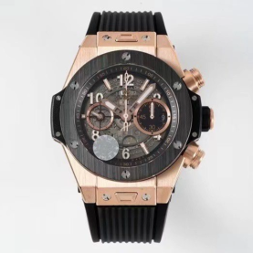 HUBLOT 위블로 빅뱅 유니코 티타늄 블랙다이얼 44mm 421.0X.1180.RX