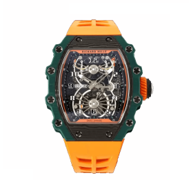 RICHARD MILLE 리차드밀 밀레 뚜르비옹 블랙 러버밴드 RM21-02 (3color)