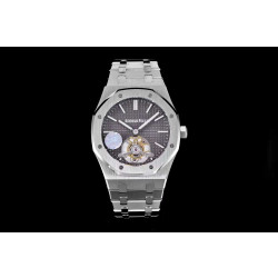 AUDEMARS PIGUET  오데마피게 로얄오크 뚜르비옹 스틸 브라운다이얼