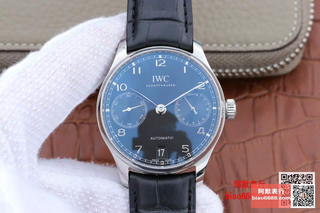 IWC 아이더블유씨 포르투기저 세븐데이즈 스틸 블랙다이얼