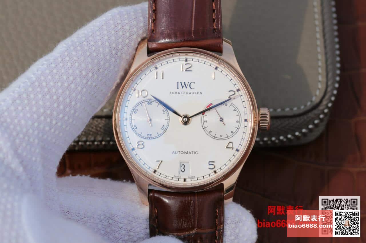 IWC 아이더블유씨 포르투기저 세븐데이즈 로즈골드 화이트다이얼