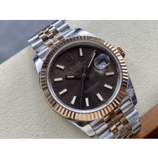 ROLEX 로렉스 데이저스트 초코 다이얼 콤비 41mm