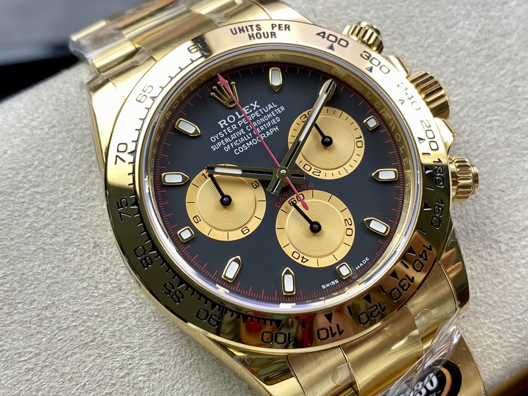 ROLEX 로렉스 데이토나 금통 블랙 레이싱 다이얼 m116528-78598