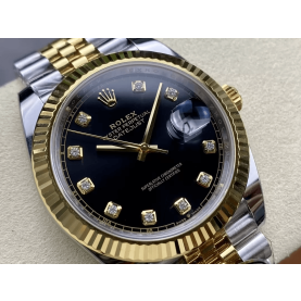 ROLEX 로렉스 데이저스트 블랙 10P 다이얼 콤비 쥬빌레 41mm