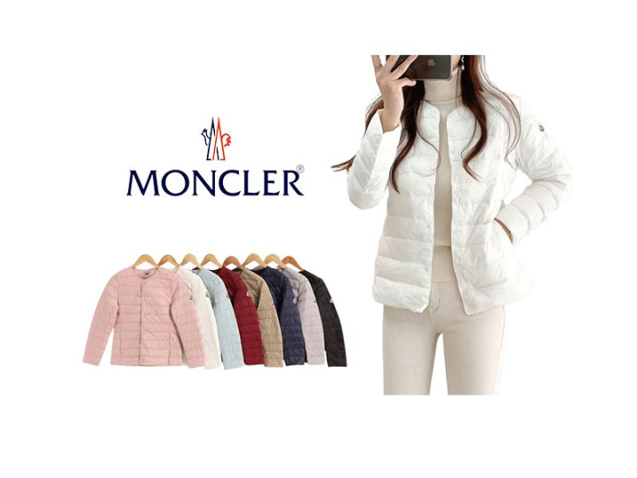 MONCLER 몽클레어 우먼스 라이트 경량 패딩 덕다운