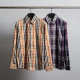 BURBERRY 버버리 베이직 체크 코튼 셔츠
