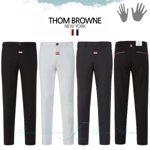 THOM BROWNE 톰브라운 지퍼 포인트 기모 밴딩 팬츠