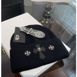 CHROME HEARTS 크롬하츠 크로스 패치 비니