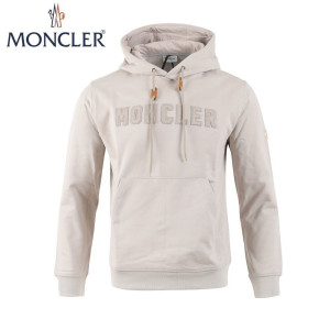 MONCLER 몽클레어 가죽 로고 후드