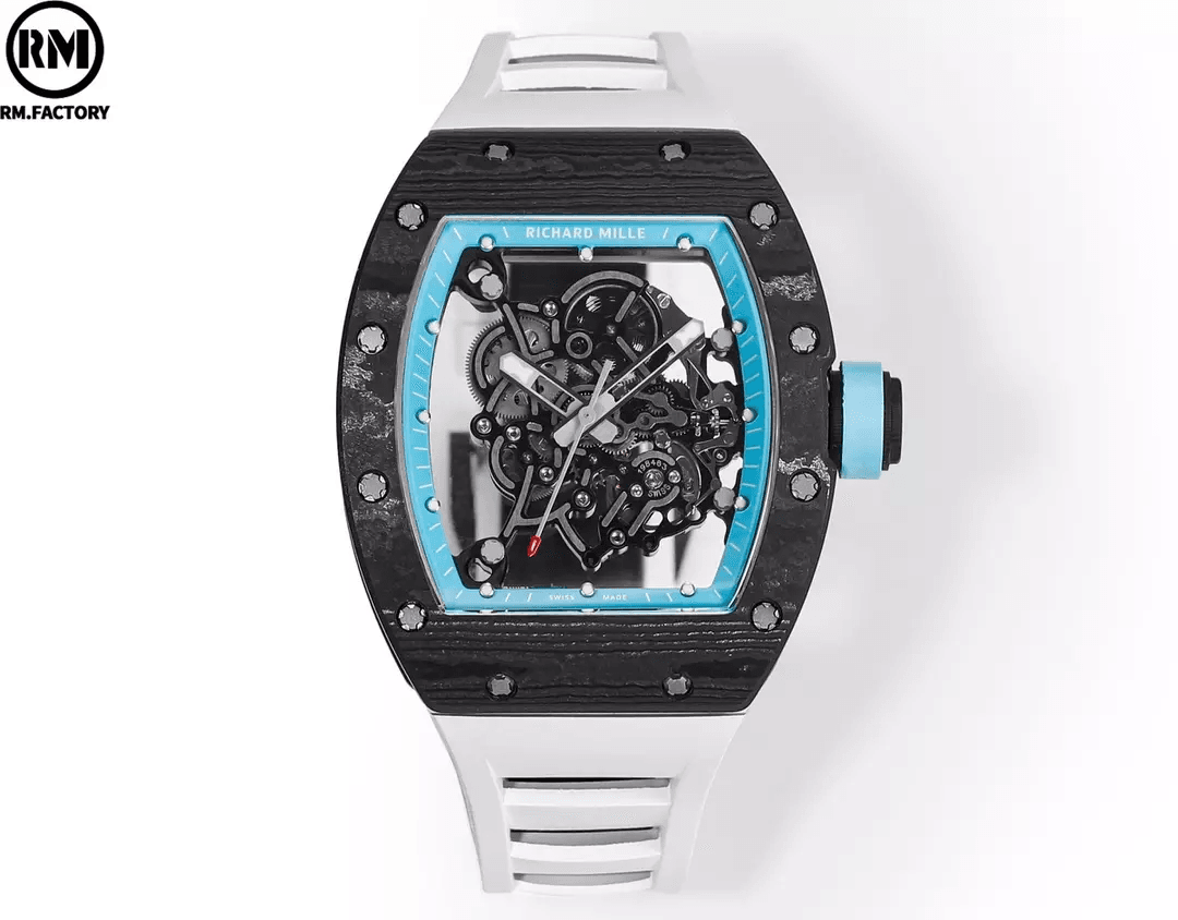 RICHARD MILLE 리차드밀 부바왓슨 블랙 카본 블루 RM-055