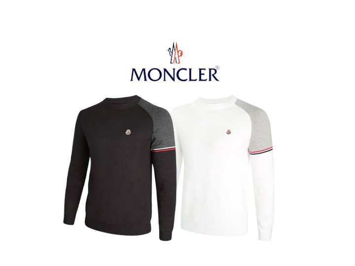 MONCLER 몽클레어 배색 포인트 캐시미어 니트