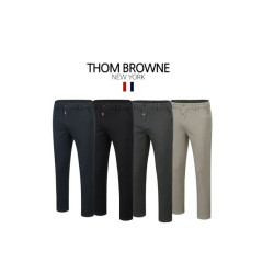 THOM BROWNE 톰브라운 포인트 본딩기모 면바지