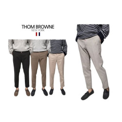 THOM BROWNE 톰브라운 기모 반밴딩 슬랙스 팬츠