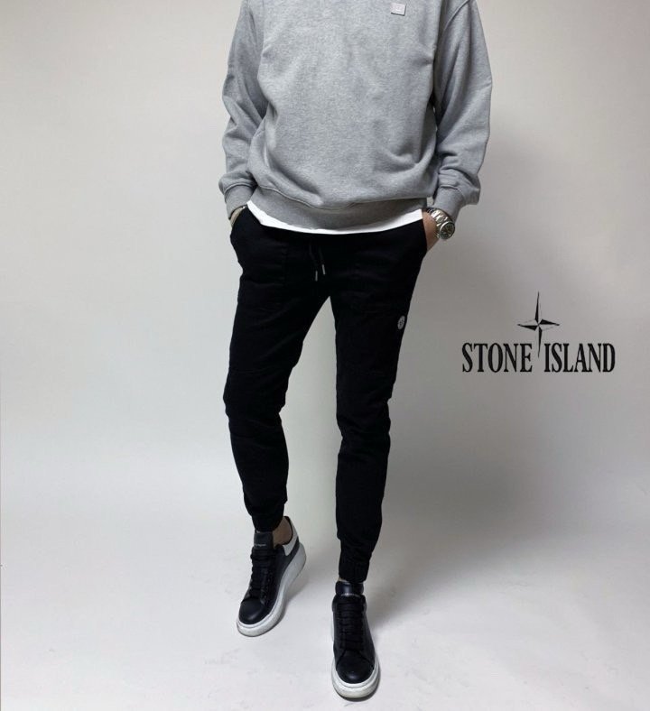 STONE ISLAND 스톤아일랜드 밴딩스판 조거카고바지 2COLOR