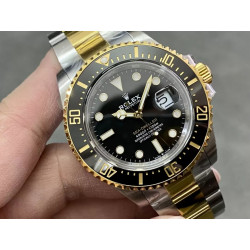 ROLEX 로렉스 씨드웰러 블랙 다이얼 콤비 43mm