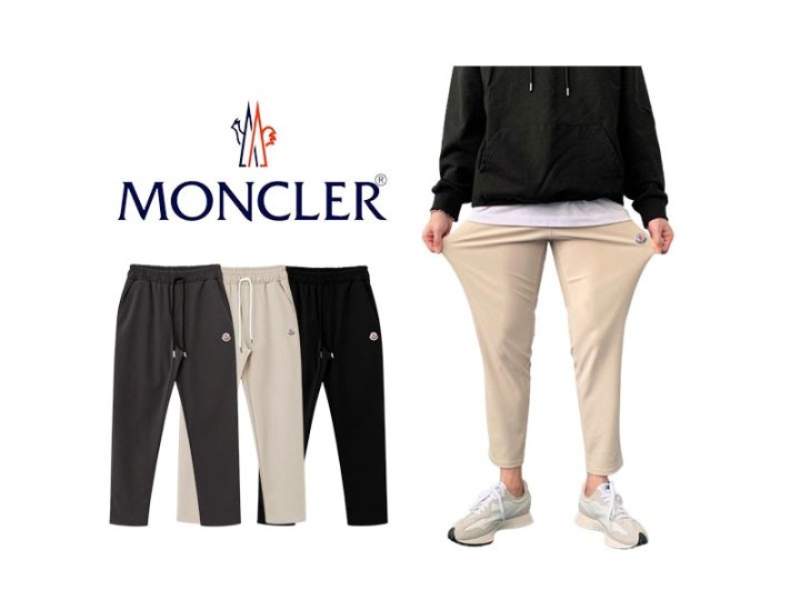 MONCLER 몽클레어 밴딩 기모 치즈 팬츠