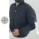 STONE ISLAND 스톤아일랜드 고스트 블랙 와펜 항공 점퍼