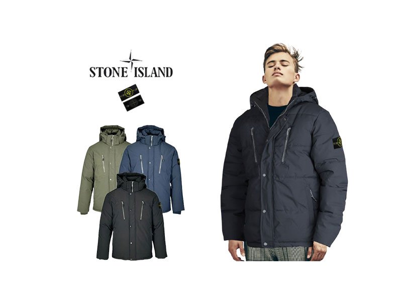 STONE ISLAND 스톤아일랜드 크링 지퍼 후드 패딩