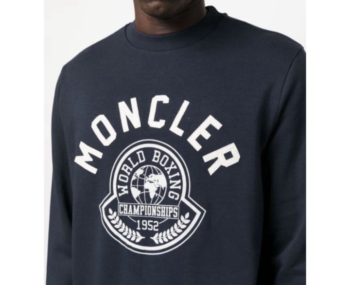 MONCLER 몽클레어 챔피언쉽 로고 패치 스웨트 셔츠