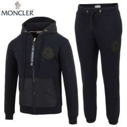 MONCLER 몽클레어 빅로고 배색 후드집업 셋트