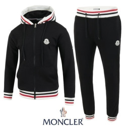 MONCLER 몽클레어 삼선 시보리 후드집업 셋트