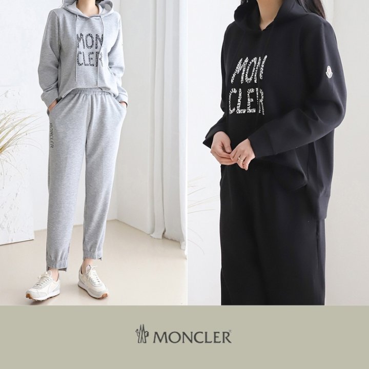 MONCLER 몽클레어 기본후드 츄리닝셋트