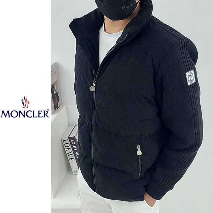 MONCLER 몽클레어 감마블루 남성 니트 패딩 자켓 2COLOR