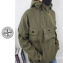 STONE ISLAND 스톤아일랜드 가먼트 웨이블 지퍼 자켓