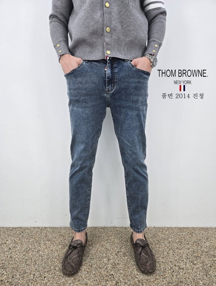 THOM BROWNE 톰브라운 슬림 청바지