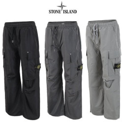 STONE ISLAND 스톤아일랜드 나일론 카고 벌룬 파라슈트 팬츠