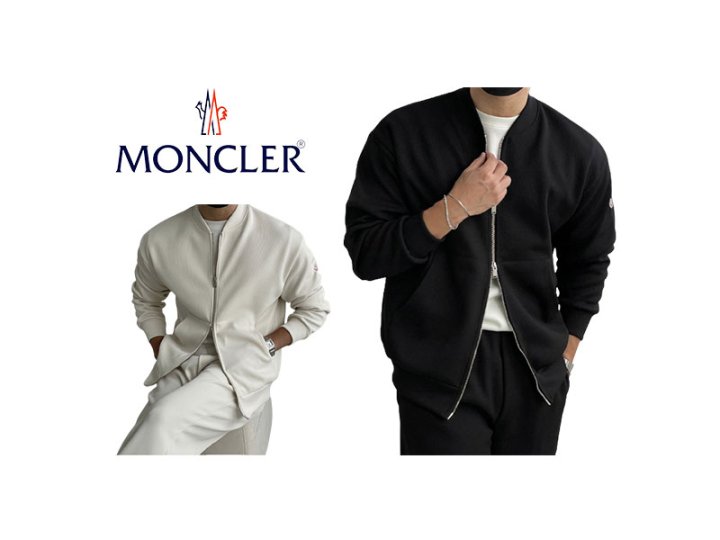 MONCLER 몽클레어 와플 블루종 자켓