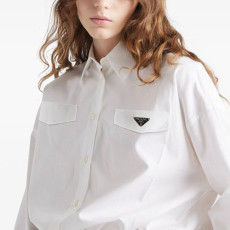 PRADA 프라다 투포켓 스트링 셔츠 2COLOR