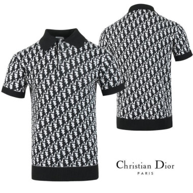 DIOR 디올 전판 로고 카라 반팔티 2COLOR